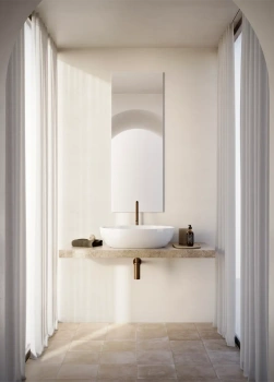 Раковина 60×42 h16 Catalano Sfera накладная Cemento satinato 0522600023