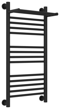 Полотенцесушитель водяной Сунержа Богема с полкой+ 800х400 31-0223-8040 матовый черный