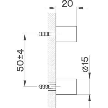Крепления настенные для ершика Cisal System черный матовый SY09066040 Акция