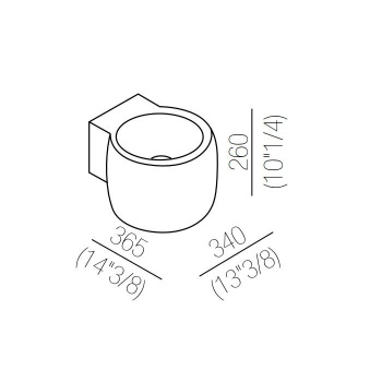 Раковина Agape Cheese 34x36.5x26, без отв., круглая, белый ACER0710NRZ *0