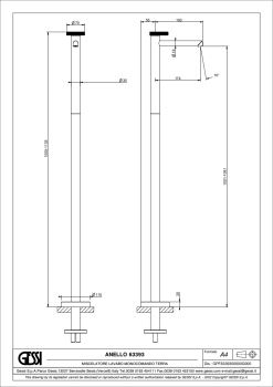 Смеситель для раковины Gessi Anello 63393.031 хром