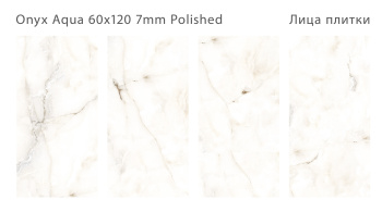 Плитка Staro Slim Modern Onyx Aqua 60x120 7 Polished м2