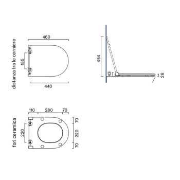 Сиденье для унитаза Catalano Sfera/Zero с микролифтом, тонкое, белый глянцевый 551200001