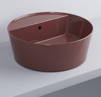 Раковина накладная Cielo Era Handy HALAT45SF CO 45 см красный