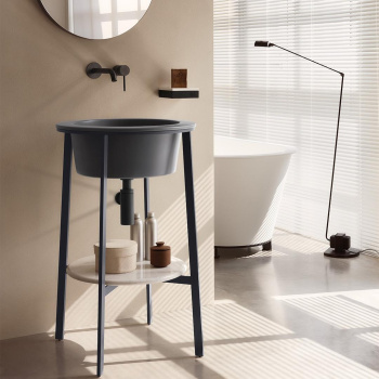 Раковина встраиваемая Cielo I Catini Catino Tondo CALAT BA 50 см черный