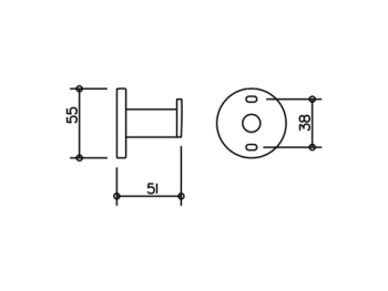 Крючок Keuco Plan 14914070000 нержавеющая сталь
