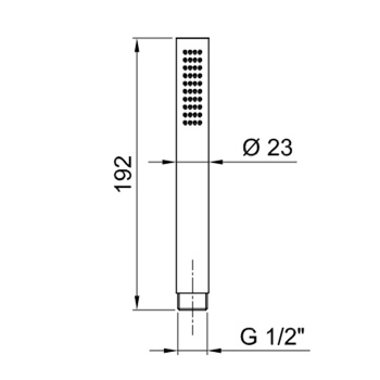 Ручной душ Fantini I Mare белый матовый 90 29 8783