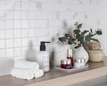 Керамическая мозаика Starmosaic 5х5 см 48x48 Carrara Matt (pmwb82223) 306x3066 шт