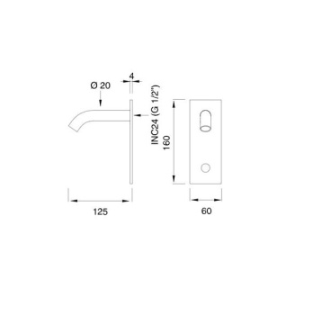 Смеситель для раковины Cea Design Milo360 MIL 08 R S сталь