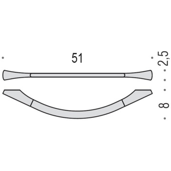 Полотенцедержатель Colombo Land 51см хром B2810.CR