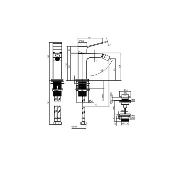 Смеситель для биде Bossini Aki Line Z00708.030 хром