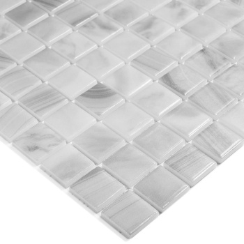 Мозаика на сетке Vidrepur Nature Pearl River № 5600 25x25 м2