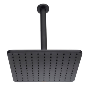 BOSSINI COSMO Верхний душ 280х280 мм., с потолочным держателем 300 мм, цвет черный матовый H30598G.0