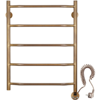 Полотенцесушитель электрический Secado Агата 1 4603777461652 70х53 правый бронза