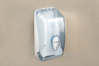 Диспенсер для листовой туалетной бумаги синий Nofer 05118.T