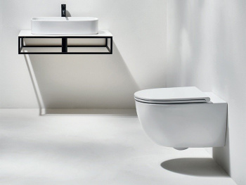 Крышка сиденье для унитаза Simas Trevi TR004bi matt с микролифтом белый