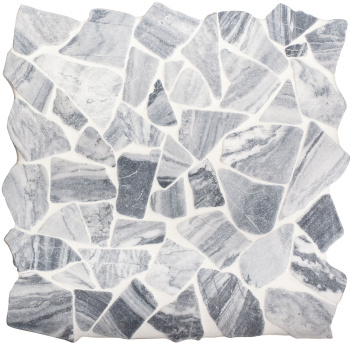 Мозаика натуральный мрамор Starmosaic Broken Split Grey Matt (jmst050) 305x305x7 шт