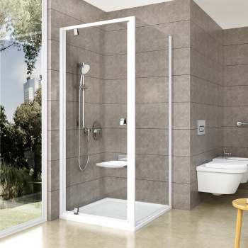 Душевая дверь Ravak Pivot PDOP1-80 03G40100Z1 белый+Transparent