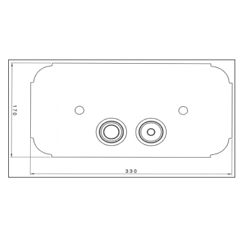 Кнопка смыва Nicolazzi   5542CR