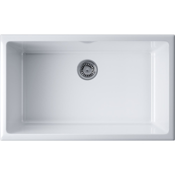 Мойка кухонная Omoikiri Okinoshima 76-U/I-WH Glossy белая 4997151