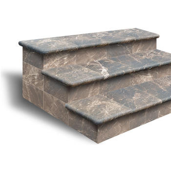 Ступень угловая керамогранит Exagres Cartabon Nevada Emperador 33x334 шт