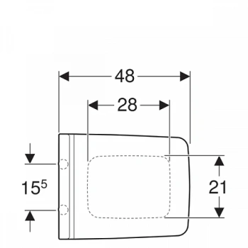 Крышка-сиденье для унитаза Geberit Xeno² 500.833.01.1, с микролифтом