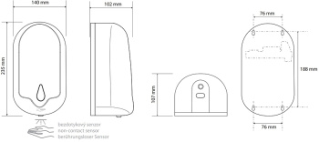 Автоматический диспенсер мыла Bemeta Hotel Line 124109290