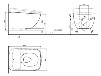 Подвесной унитаз Toto Neorest Wx2 CW928PZY для washlet wx2/wx1