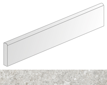 Керамогранит Rodapie Ceppo di Gre-SPR Gris 9.4x59.3