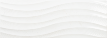 Плитка Flat Ondas Blanco Brillo 25x70
