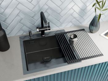 Смеситель для кухни Omoikiri Hotaru GB-IB графит indigo blue 4994499