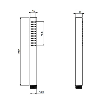 Ручной душ Fima Carlo Frattini Doccette золото F2203OTOR