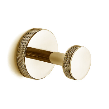 3SC Ribbon Крючок одинарный, цвет: золото 24к. Lucido RB12GD