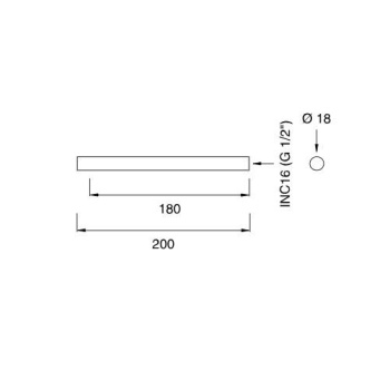 Излив для ванны CЕА Design Opus OPS 41 S сталь