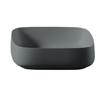 Artceram Cognac Раковина 55x35 см, без отв., накладная Quadro, цвет: grigio oliva COL008 15 00