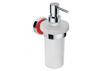 Настенный дозатор для жидкого мыла Bemeta Trend-I 104109018c красный