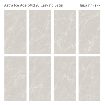 Керамогранит Staro LunaRossa Astra Ice Age 60x120 Carving Satin м2