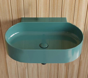 Раковина подвесная Cielo Mare MRLS50SF SM 50 см зеленый
