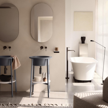 Раковина встраиваемая Cielo I Catini Catino Tondo CALAT AM 50 см коричневый