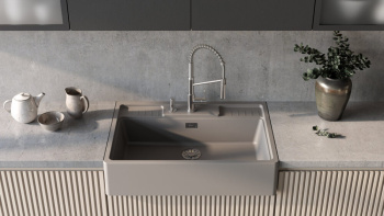 Мойка кухонная Omoikiri Kinokawa 90-WH белая 4993853