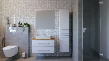 Зеркало ASB-Woodline Санди 80см с подсветкой с сенсорным выключателем 10866