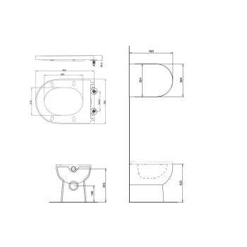 Сиденье для унитаза Burlington Britton 347.K.27907