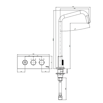 Смеситель для раковины Fima Carlo Frattini Switch On F5951DCR хром