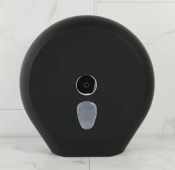 Диспенсер для туалетной бумаги пластмассовый Black малый Nofer 05010.N