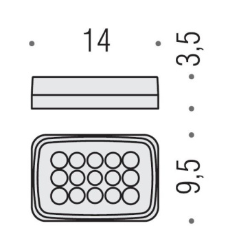Мыльница подвесная Colombo Time хром/матовое стекло W4201.CR-VAN