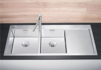 Кухонная мойка Blanco Claron 8S-IF/А L Нержавеющая сталь с зеркальной полировкой
