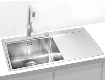 Кухонная мойка Alveus Pure 50 1103652, в комплекте с сифоном