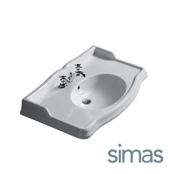 Раковина подвесная Simas Arcade  AR874bi*3 105 см белый