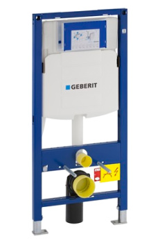 Инсталляция для унитаза Geberit Duofix 458.122.11.1 с белой клавишей