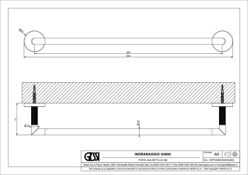 Полотенцедержатель Gessi Ingranaggio 63900.031 Chrome